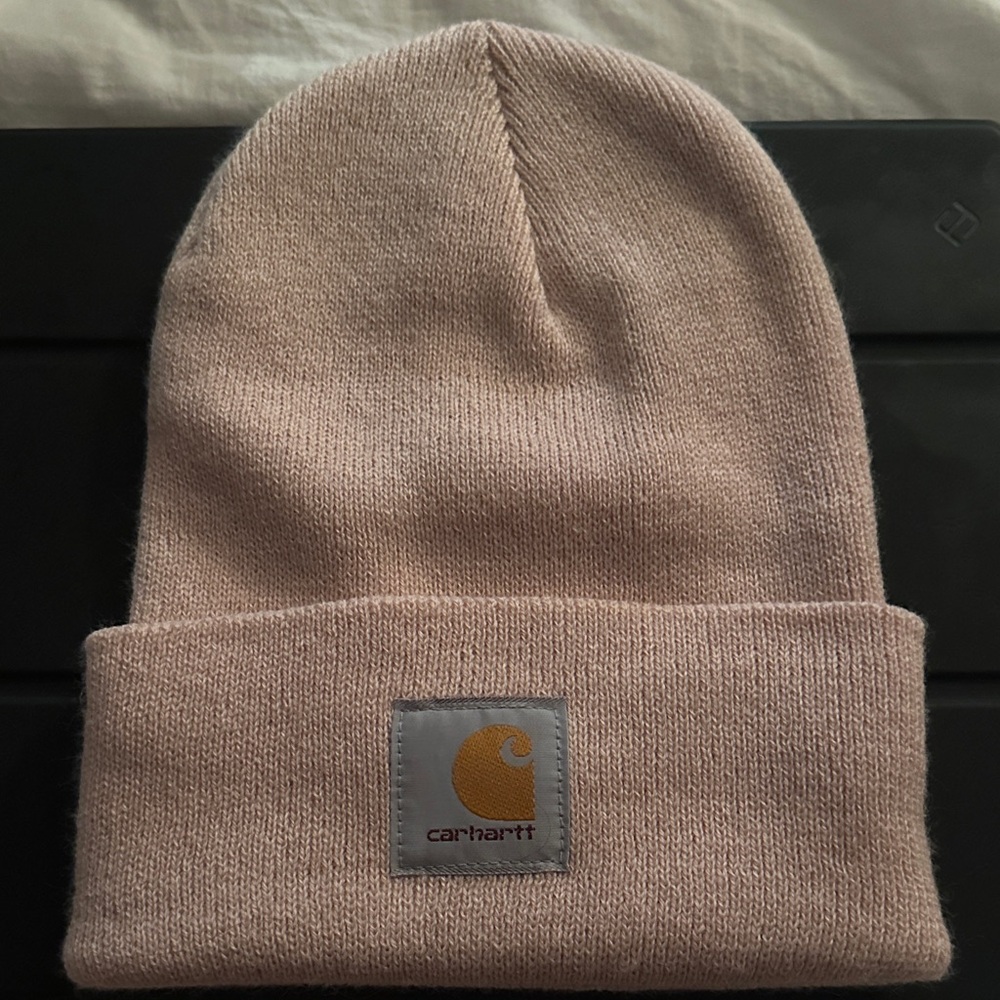 Carhartt Light Pink Knit Beanie